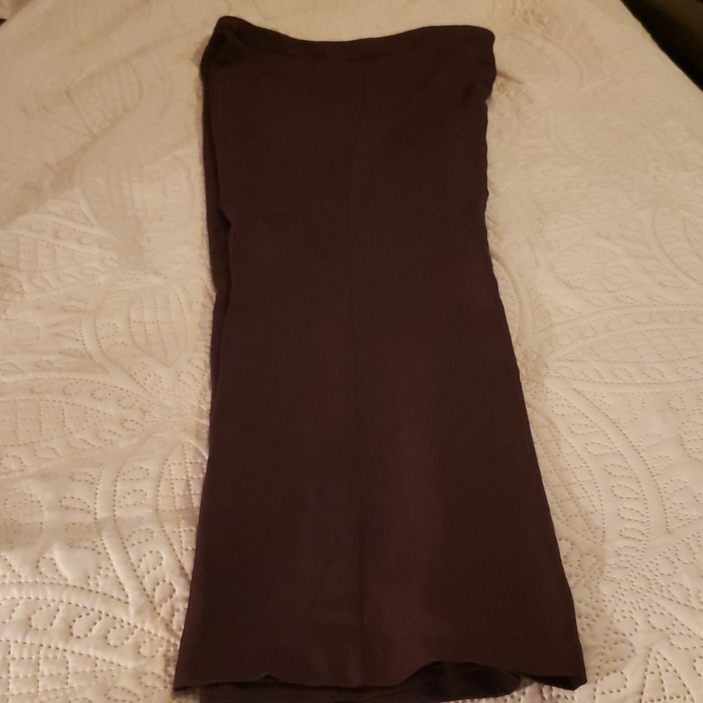 Brown polyester slacks